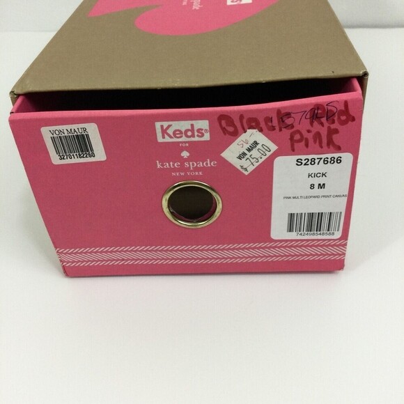 Keds Kate Spade New York Womens Black Leopard Print Lace Up Sneakers Size 8 US - Picture 12 of 12